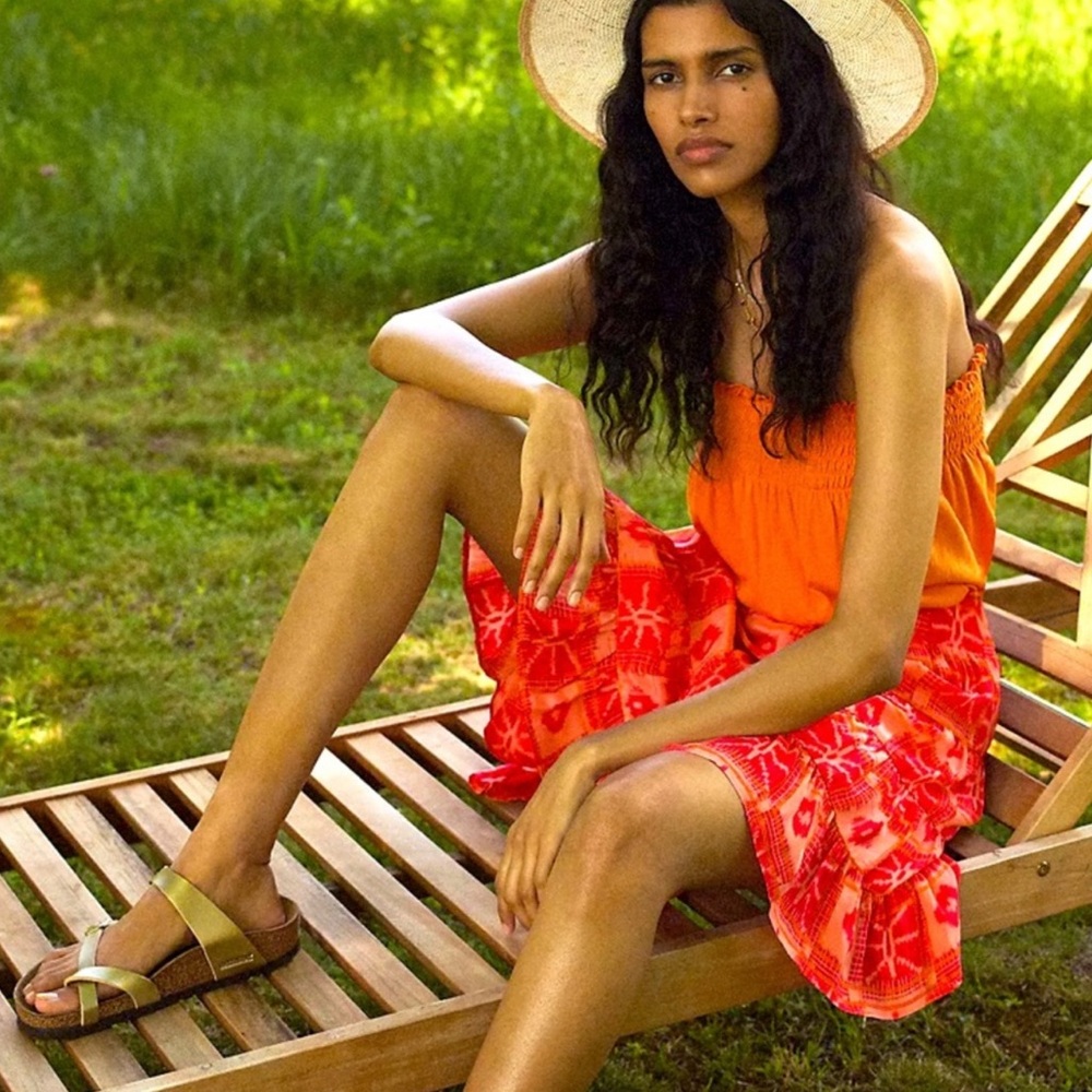 Anthropologie Ikat Print Skirt